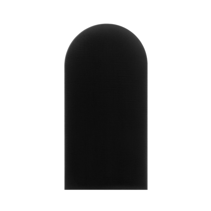 Polsterte Blende, schwarz, 30 cm